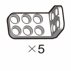 Svorka dvojitá L (SPL-2b3(W)) 5pcs 